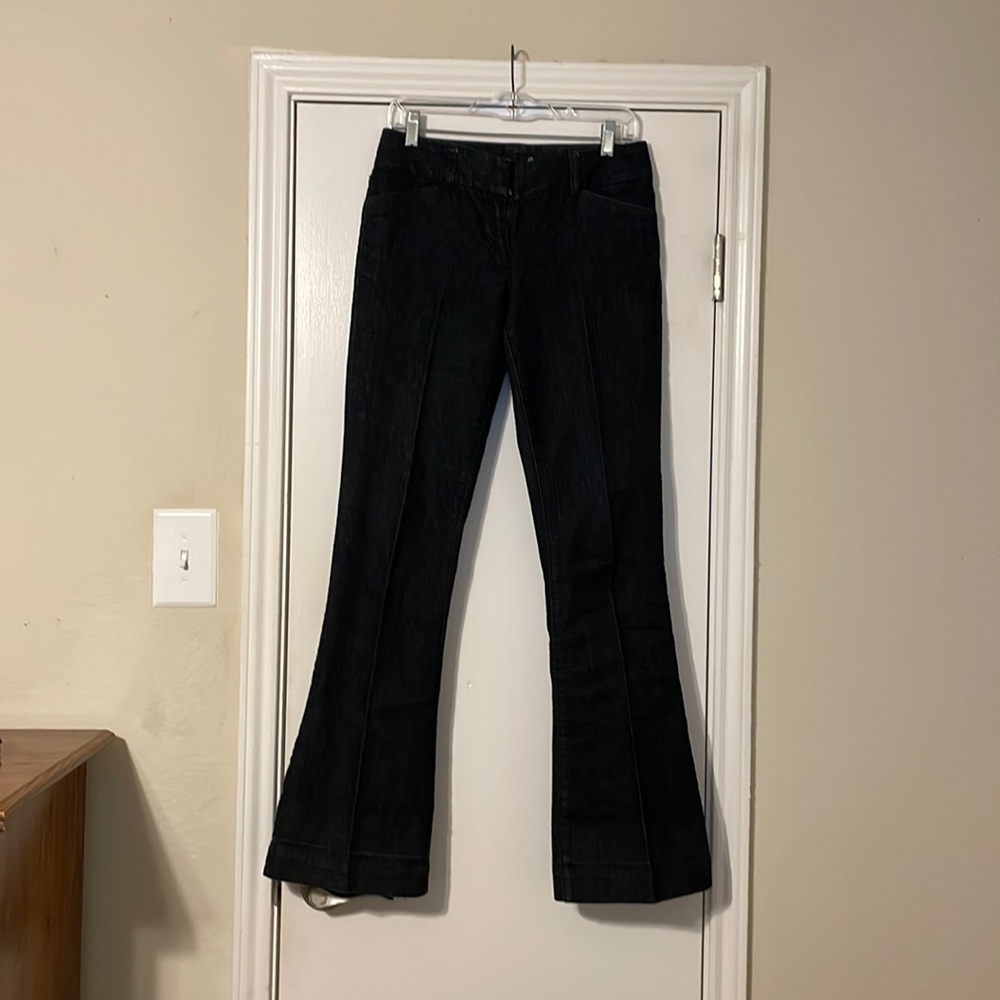 The Limited 312 boot cut dark wash jeans, size 6